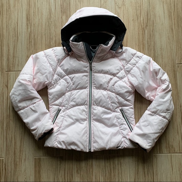 🎉HP🎉 Nike pink Vintage Puffer Jacket w removable hood